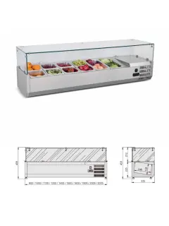 ثلاجة سلطات VRX1500/330